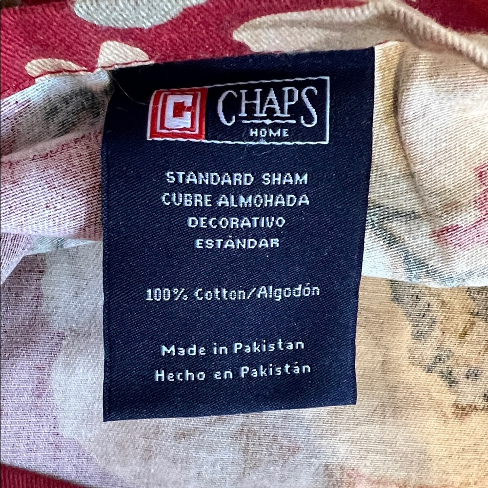 Ralph Lauren Chaps Pillow Shams (2) Elizabeth standard sham in a floral pattern - Picture 4 of 13